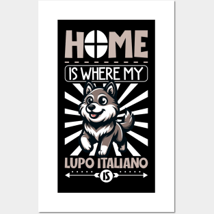 Home is with my Lupo Italiano Posters and Art